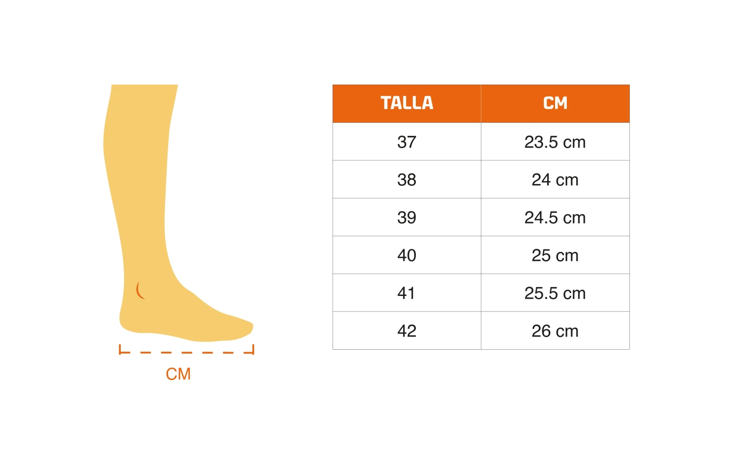 Guía de Tallas