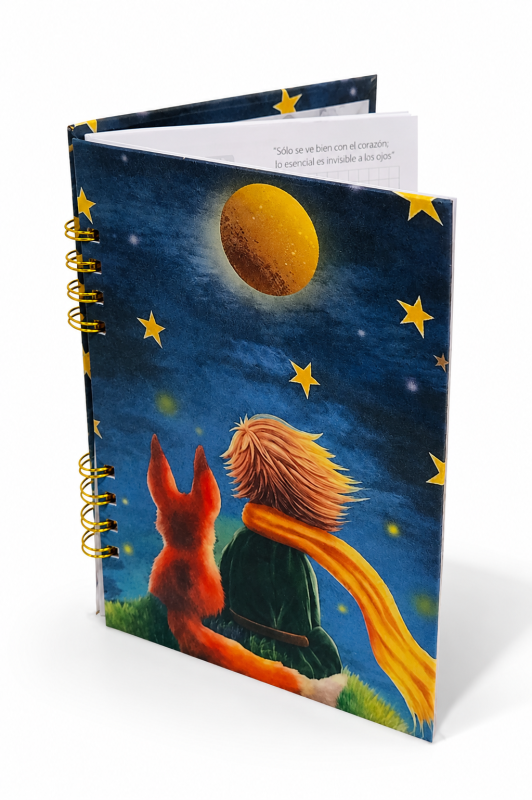 Libreta Ilustrada Amistad y Estrellas